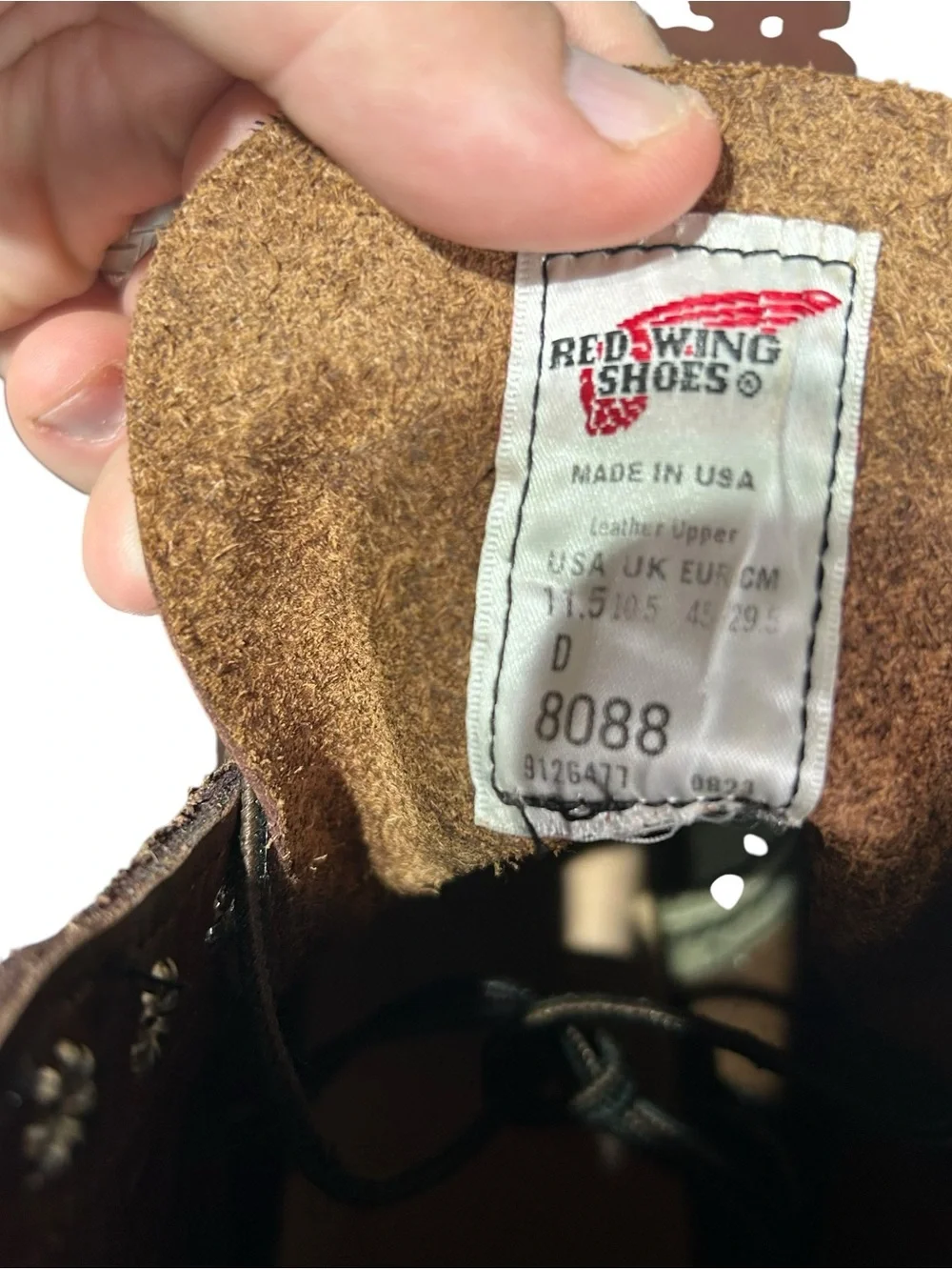 Red Wing Heritage 8088 Iron Ranger Traction Tred Amber Harness Leather 11.5 D